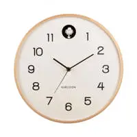 Present Time Karlsson Natural Cuckoo Wall Clock